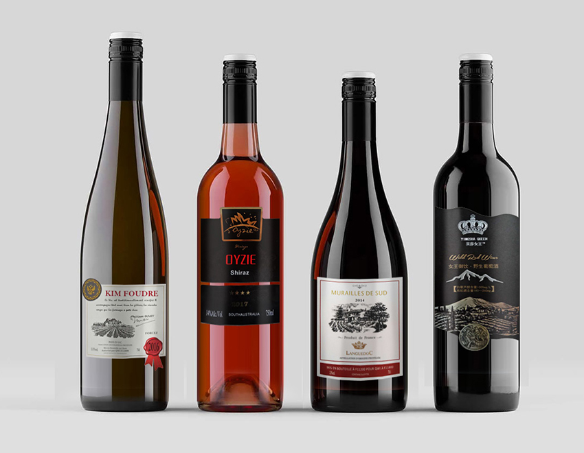 雅黃紙多工藝酒標(biāo)